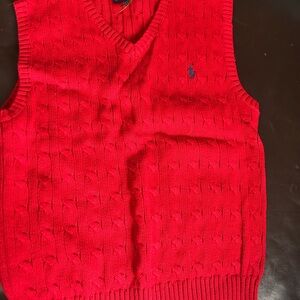 Boy’s Polo Red Sweater Vest
